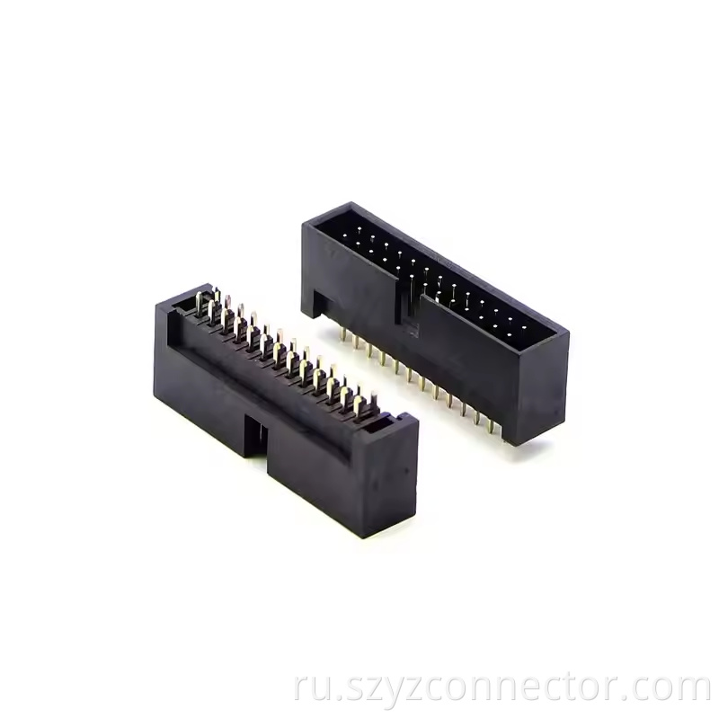 2,54 мм шар 2.54mm Pitch Box Header Straight H13.6 6P-64P (2)